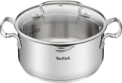 Tefal Duetto+ Pannenset -10 Delig- 5 Pannen - Kookpannenset - Zilver - Afdruipdeksels -Kookpannen Verkoopwinkel 1200x816