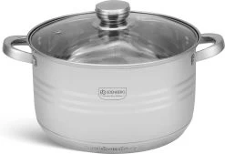 Edënbërg Classic Line - RVS Luxe Pannenset 12 Delig - Voorzien Van 9-Laags Bodem! -Kookpannen Verkoopwinkel 1200x821