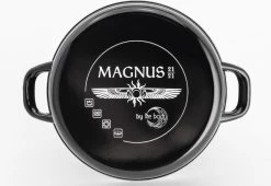 Lite-Body - Magnus Soeppan / Stamppotpan Met Deksel - Ø 24 Cm/ 8l - Emaille - Grijs -Kookpannen Verkoopwinkel 1200x827 3