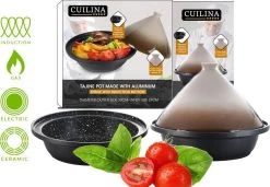 CUILINA Tajine Ø 30 Cm Geschikt Voor Alle Kookplaten, Inclusief Inductie. -Kookpannen Verkoopwinkel 1200x831 2