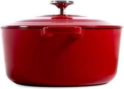 BK Bourgogne Braadpan Ø 24 Cm - Rood - Gietijzer - Inductie -Kookpannen Verkoopwinkel 1200x855 1