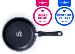 GreenChef Diamond Koekenpannenset Ø 20cm + Ø 28cm - Zwart - Inductie - PFAS-vrij -Kookpannen Verkoopwinkel 1200x867 1