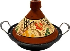 Tajine Aardewerk En Gegoten Aluminium Inductie| Handvaten| Geschikt Voor 4-8 Personen - Alle Warmtebronnen| Ø 30cm -Kookpannen Verkoopwinkel 1200x879 2