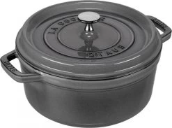 Staub Cocotte - Rond - 24 Cm - Grafietgrijs