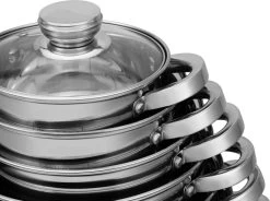 Edënbërg Classic Line - RVS Luxe Pannenset 12 Delig - Voorzien Van 9-Laags Bodem! -Kookpannen Verkoopwinkel 1200x892