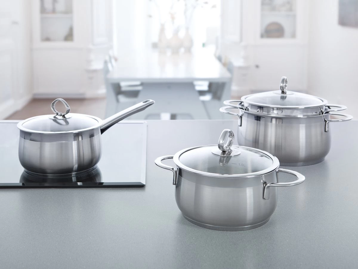BK Excellent Pannenset - 4-delig - RVS - Inductie 8 BK Excellent Pannenset - 4-delig - RVS - Inductie - Afbeelding 8