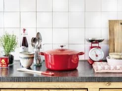 BK Bourgogne Braadpan Ø 24 Cm - Rood - Gietijzer - Inductie -Kookpannen Verkoopwinkel 1200x901 5