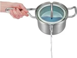 BK Q-linair Master Glas Pannenset - 5-delig - Glazen Deksel - Veilig Afgietsysteem - Inductie -Kookpannen Verkoopwinkel 1200x909