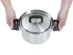 BK Flow Cool Pannenset - 4-delig – RVS Deksels - Veilig Afgietsysteem - Geschikt Voor Alle Warmtebronnen -Kookpannen Verkoopwinkel 1200x912