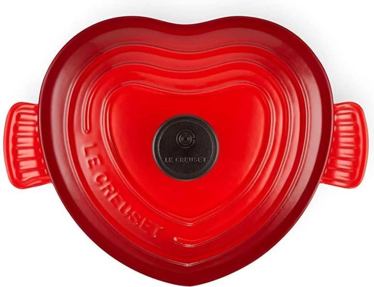 LE CREUSET - Signature - Braadpan Hart 20cm Rood 2 LE CREUSET - Signature - Braadpan Hart 20cm Rood - Afbeelding 2