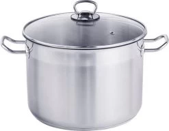 Haushalt Soeppan Met Glazen Deksel - 10 Liter- RVS -Kookpannen Verkoopwinkel 1200x931 2