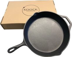 Koock Amsterdam® Skillet Gietijzer - Koekenpan - Geschikt Voor Alle Warmtebronnen Incl. BBQ En Inductie -Kookpannen Verkoopwinkel 1200x944