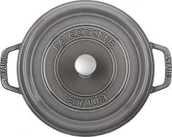 Staub Cocotte - Rond - 24 Cm - Grafietgrijs -Kookpannen Verkoopwinkel 1200x958 1