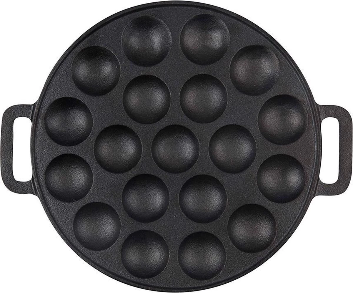 The Windmill Poffertjespan 30 Cm Gietijzer 2,3 Kg Zwart 3 The Windmill Poffertjespan 30 Cm Gietijzer 2,3 Kg Zwart - Afbeelding 3