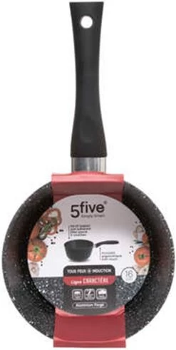 5Five - Steelpan/sauspan - Alle Kookplaten Geschikt - Zwart - D16 Cm 10 5Five - Steelpan/sauspan - Alle Kookplaten Geschikt - Zwart - D16 Cm -Kookpannen Verkoopwinkel 604x1200