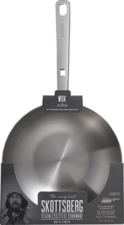 Skottsberg Wok Stainless Steel 28 Cm Roestvrijstaal -Kookpannen Verkoopwinkel 662x1200
