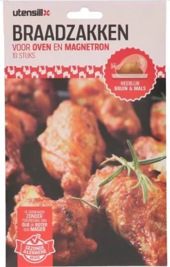 Braadzakken - 10 Stuks - Braadzak - Geschikt Voor Oven En Magnetron. De Braadzakken Zijn 25x38cm - Hygiënisch En Gezond