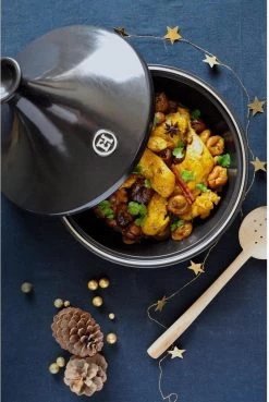 Emile Henry Tajine - Ø32 Cm - Fusain -Kookpannen Verkoopwinkel 804x1200